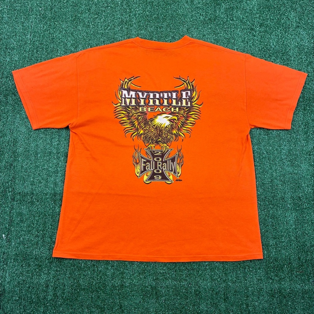 Y2K Myrtle Beach Eagle Choppers Graphic T-shirt